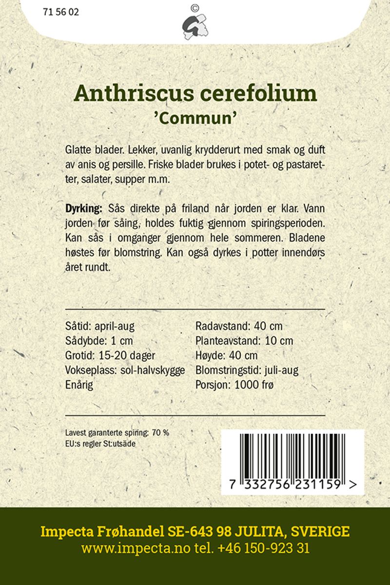 Dansk kjørvel 'Commun'