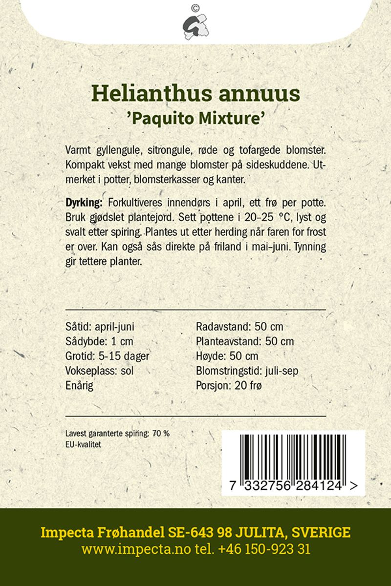 Solsikke Paquito Mixture