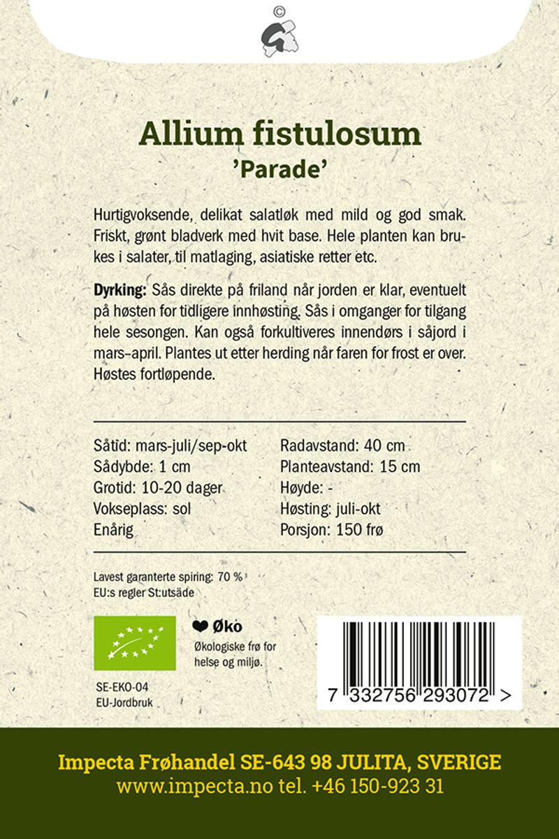 Pipeløk 'Parade'