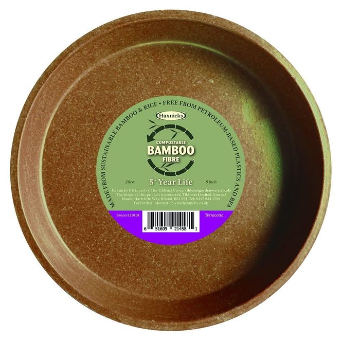 Hovedbilde Bambus pottefat  D 20cm H 4cm